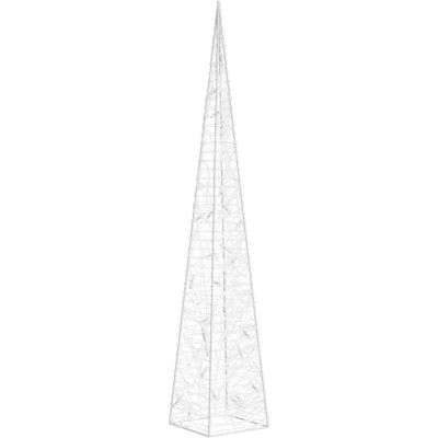 Image of vidaXL Acrylic Decorative LED Light Cone Blue 60 cm