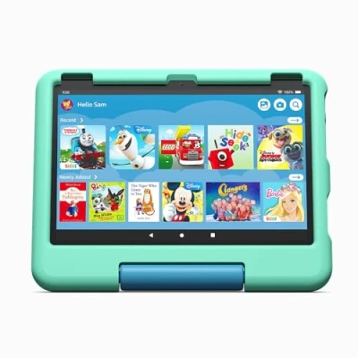 Image of Amazon Kid Proof Case for Fire HD 10 tablet Only compatible with 13th generation (2023 release), ages 37, Green