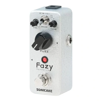 Image of SONICAKE Fuzz Guitar Effects Pedal Classic Tone 100% Analog True Bypass Fazy Sandwich