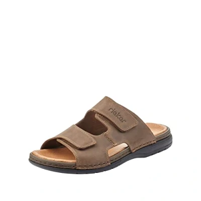 Image of Rieker Men&#039;s Christoph 25592 Mules ,Braun (Tabak / 25),8 UK (42 EU)