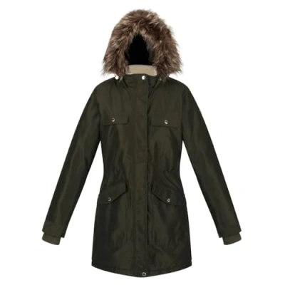 Image of Regatta Women&#039;s Samiyah Jacket, Dark Khaki, 10 UK