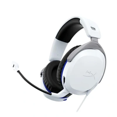 Image of HyperX Cloud Stinger 2 Gaming Headset for PlayStation, Signature Comfort, Adjustable Headband, Wired, White