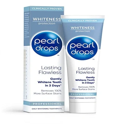 Image of Pearl Drops Lasting Flawless Professional Daily Toothpaste Whiter Teeth In 3 Days 75 ml (Pack of 1)