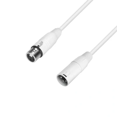 Image of Adam Hall Cables 4 STAR MMF 0100 SNOW Microphone Cable XLR female x male 1 m