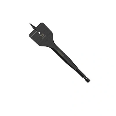 Image of 1 x SabreCut SCRIW35_1 35mm 152mm Impact Rated Flat Wood Spade Bit Compatible with Bosch Dewalt Makita Milwaukee and Many Others
