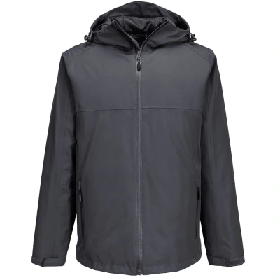 Image of Portwest Professional Rain Jacket Metal Grey Large