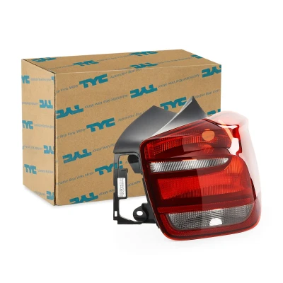 Image of 63217270096, 7270096 Rear light TYC 11 12243 01 2 Right without bulb holder BMW: 1 Hatchback, Hatchback