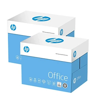 Image of 2Xboxes HP Papers 80gsm A4 White Office Copier Paper (10x500= 5000 Sheets)