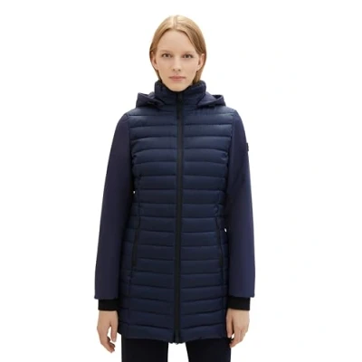 Image of TOM TAILOR Women&#039;s 1040966 Jacket, 10668 Sky Captain Blue, S