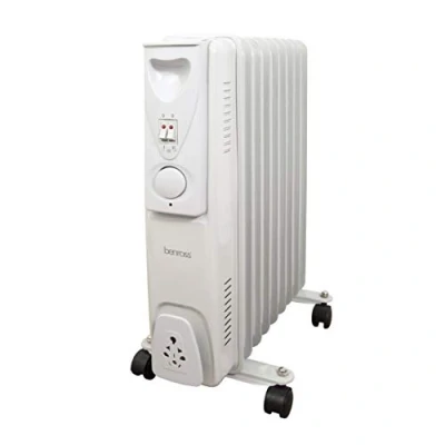 Image of Benross 2000W 9 Fin Oil Filled Radiator White