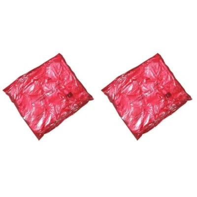 Image of Regal 21000003 Disposable Flat Packed Aprons, Red