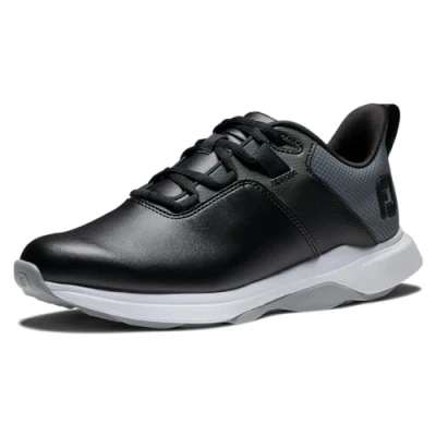 Image of FootJoy Prolite Women&#039;s Golf Shoe, Black/Grey/Charcoal, 4 UK