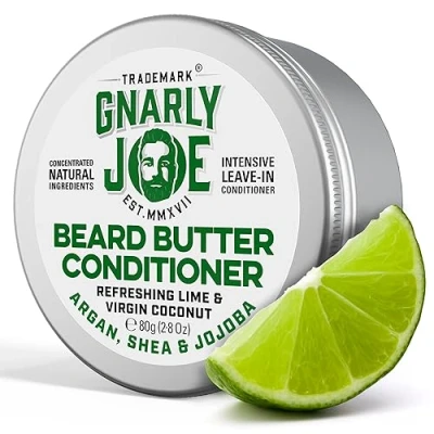 Image of Gnarly Joe Beard Butter Leave In Conditioner, 80g. Coconut, Argan &amp; Shea