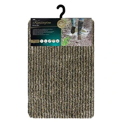Image of JVL Kensington Barrier Door Mat, Striped, 50 x 75 cm, Small