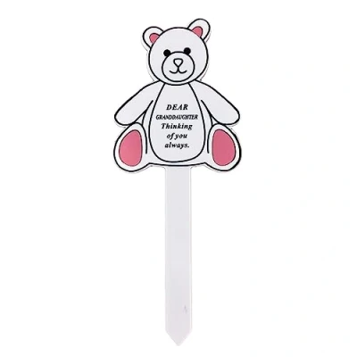 Image of Angraves Special Granddaughter Memorial Baby Child Remembrance Verse Grave Ground Stake Plaque