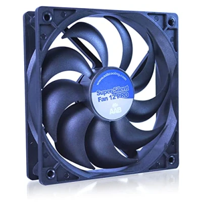 Image of AABCOOLING Super Silent Fan 12 Pro and Efficient 120mm with 4 Anti vibration Pads, Computer Fan, Airflow 12V 13.9 dB(A), 53 CFM, 1200 RPM