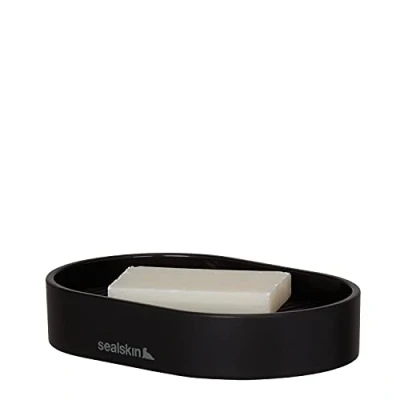 Image of Sealskin Brave Soap dish freestanding Black
