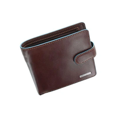 Image of VISCONTI Alps Collection Tom Bi Fold Leather Wallet with RFID Protection ALP86 Brown