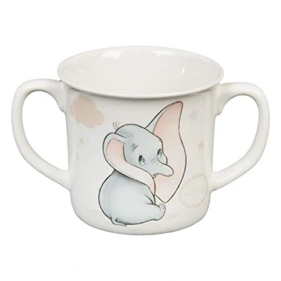 Image of Disney Magical Beginnings Two Handled Baby Dumbo China Mug Welcome to the World