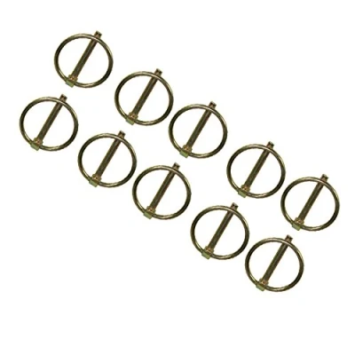 Image of 4.5mm Lynch Pins Clip Clamp (Linchpin) Linkage Locking Pin 10pc Tractor Trailers