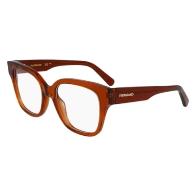 Image of Eyewear Ferragamo Sf2952n col. 261 Donna Squadrata Marrone