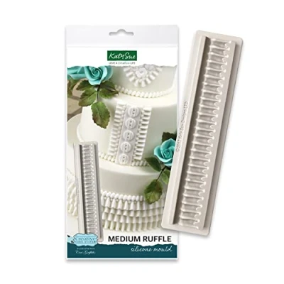 Image of Katy Sue Medium Ruffle Silicone Cake Decorating Mould (from The Ceri Griffiths Creative System)