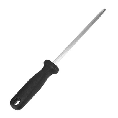 Image of Mumusuki Oval Knife Sharpener Sharpening Stone Rod Professional Steel with Non Slip Handle, Choice of Chefs for Refining and (8)