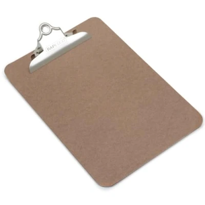 Image of Rapesco VHBCB003 Heavy Duty Hardboard Clipboard, A4+, Brown