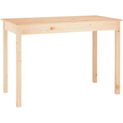 Image of vidaXL Dining Table 110x55x75 cm Solid Wood Pine