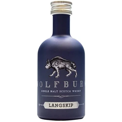 Image of Wolfburn Langskip Single Malt Scotch 5cl Miniature Whisky