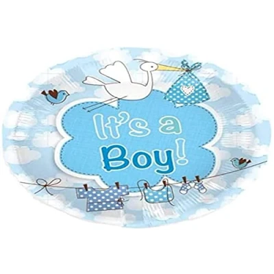 Image of Folat 63103 Boy&#039; Birth Helium Foil Balloon, Blue