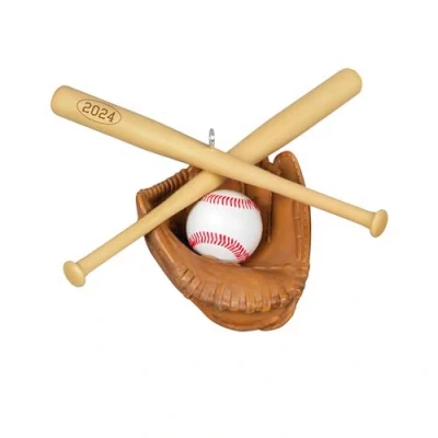 Image of Hallmark Keepsake Christmas Ornament 2024, Baseball Star Gifts for Sports Fans