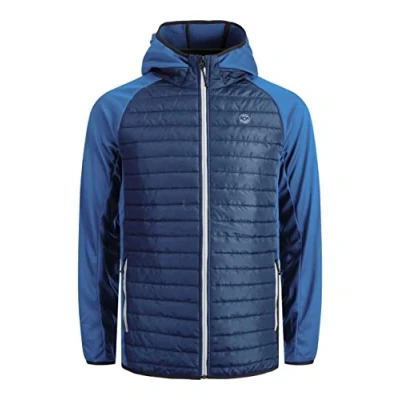 Image of JACK &amp; JONES Male Hybrid Jacket, Insignia Blue/w. Federal Blue, S