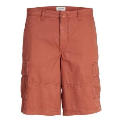Image of JACK &amp; JONES Men&#039;s Jpstcole Jjcampaign Short Cargo, Cinnabar, S