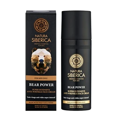 Image of Natura Siberica Bear Power Super Intensive Anti Wrinkle Face Cream for Men, 50 ml (Pack of 1)