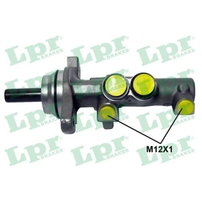 Image of 1K1614019AF, 1K1614019C, 1K1614019G, 1K1614019M, 1K1614019R Master Cylinder LPR 6110 22,2mm Aluminium 12 X 1 (2) VOLKSWAGEN: GOLF 5, 6