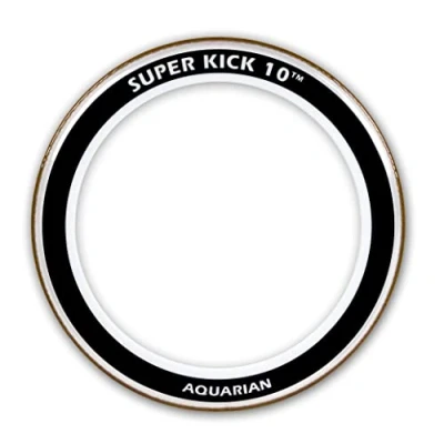 Image of Aquarian SK10 24 Superkick Series inch Drumhead Double ply Clear