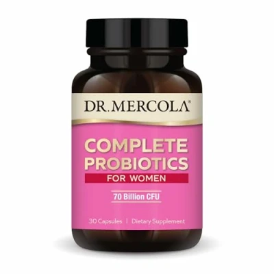 Image of Dr Mercola Complete Probiotics for Women, 70 Billion CFU, 30 Capsules