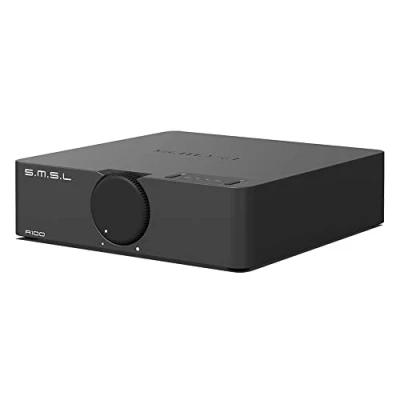 Image of SMSL A100 Amplifier Hifi, Stereo Uses Infineon&#039;s Power chip MA12070, 2 * 80W Output Power, USB Multi Device Support, Bluetooth 5.0 with Circuit Protection