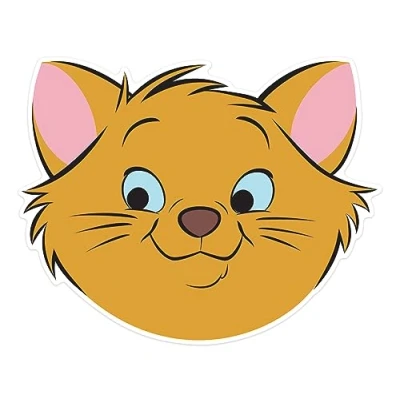 Image of Star Cutouts SM454 Toulose The Aristocats Cardboard Face Mask