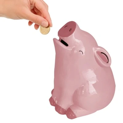 Image of House of Marbles Greedy Pig Money Box