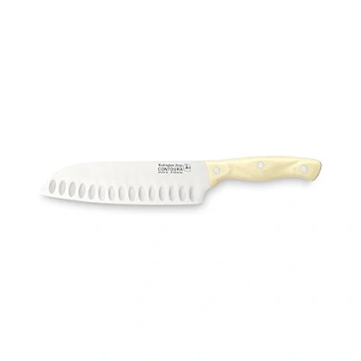 Image of Rockingham Forge Santoku Knife, Stainless Steel, Ivory, 7&quot; Off White, 8139SK/7