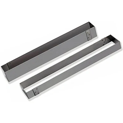 Image of Matfer Bourgeat 371016 Rectangular Mousse Frame, Silver
