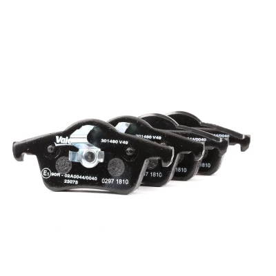 Image of 272399, 2723997, 274334, 30648382, 30665552 Brake pad set VALEO 301480 FIRST Rear Axle excl. wear warning contact without anti squeak plate