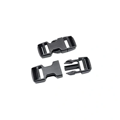 Image of Quick Side Release Buckles 25mm Heavy Duty Plastic Buckle Clips Belt Snap Clasp Backpack Replacement Dual Adjustable No Sewing for srrap(25mm,2sets)