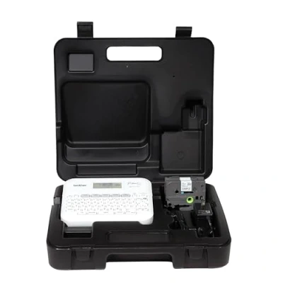 Image of Brother P Touch PT D410VP Home/Office Advanced Label Maker Connect via USB to Create and Print on TZe Tapes up 3/4 inch Comes w/Carrying Case