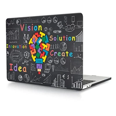 Image of Laptop Hard Shell Case Compatible with MacBook 12 inch Retina Display 2017 2016 2015 Release Model A1534, Color Printing Plastic Protective Cover, Creative