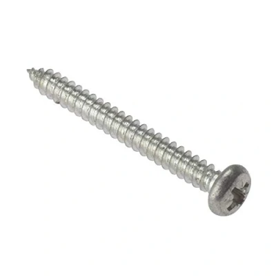 Image of Forgefix RH1128ZP General Purpose Round Head Pozi Screw Zinc Plated