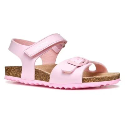 Image of Geox Adriel GIRL Sandals for kids, Size: 11K, Light pink High quality imitation leather