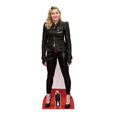 Image of Star CUTOUTS Madonna Lifesize Cardboard Cutout With Mini Pop